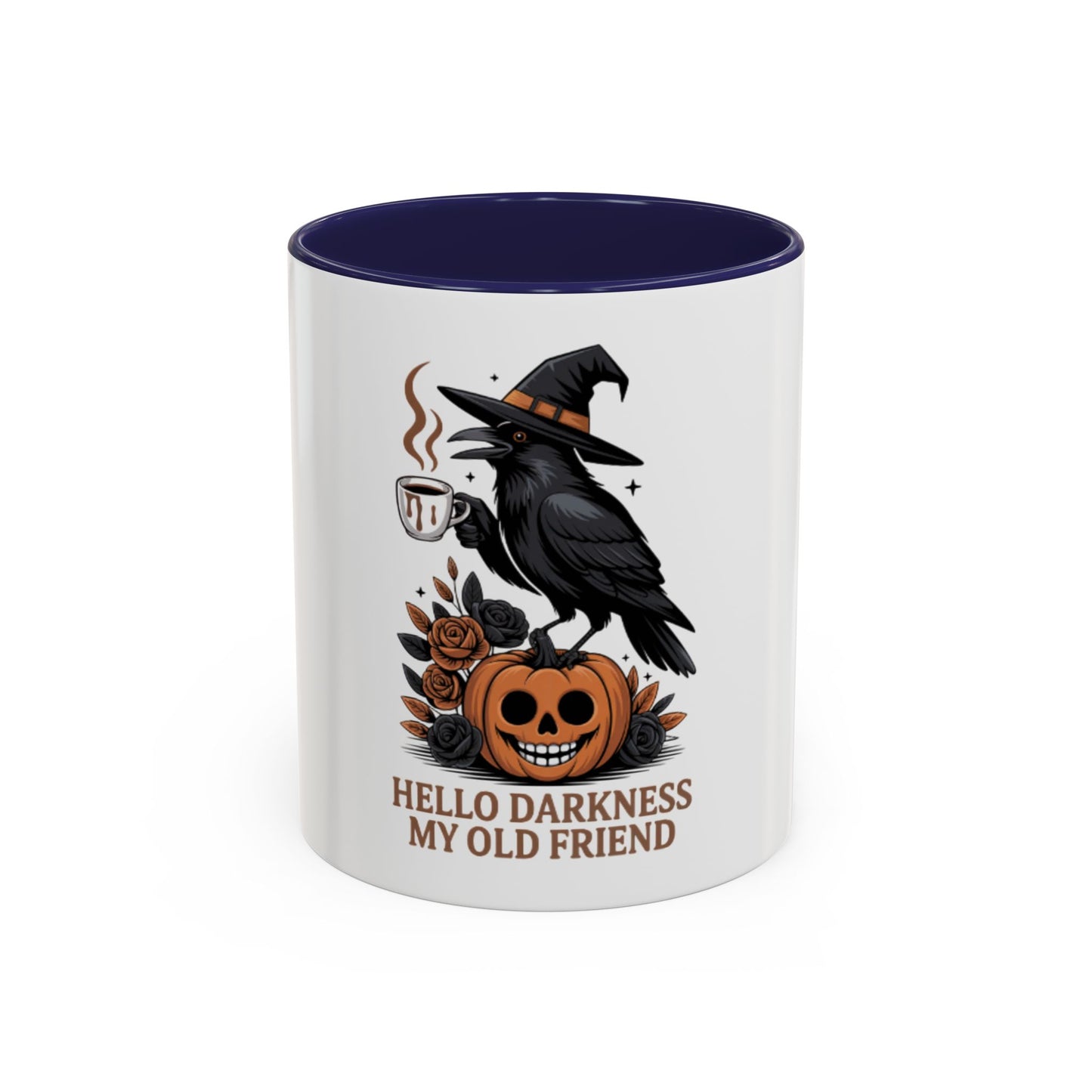 Gothic Raven Halloween Coffee Mug | Spooky Crow Ceramic Cup | Coffee Mug  | 11oz