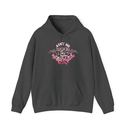Funny Mom Hoodie | Cozy Women’s Sweatshirt | Gift for Moms | Unisex Heavy Blend | Hooded Sweatshirt | Ain’t No Hood Like Motherhood Hoodie