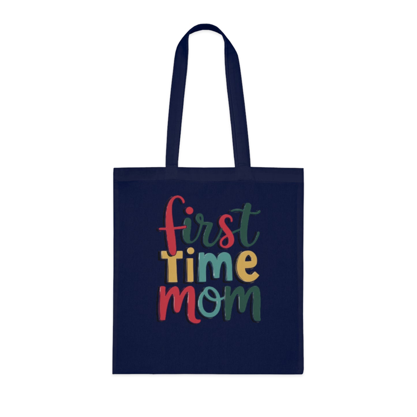 First Time Mom Cotton Tote Bag | Cute New Mom Gift  |Pregnancy gift | First time mama | Soft aesthetic mom tote |Trendy mom tote |  Postpartum gift & Mother’s Day