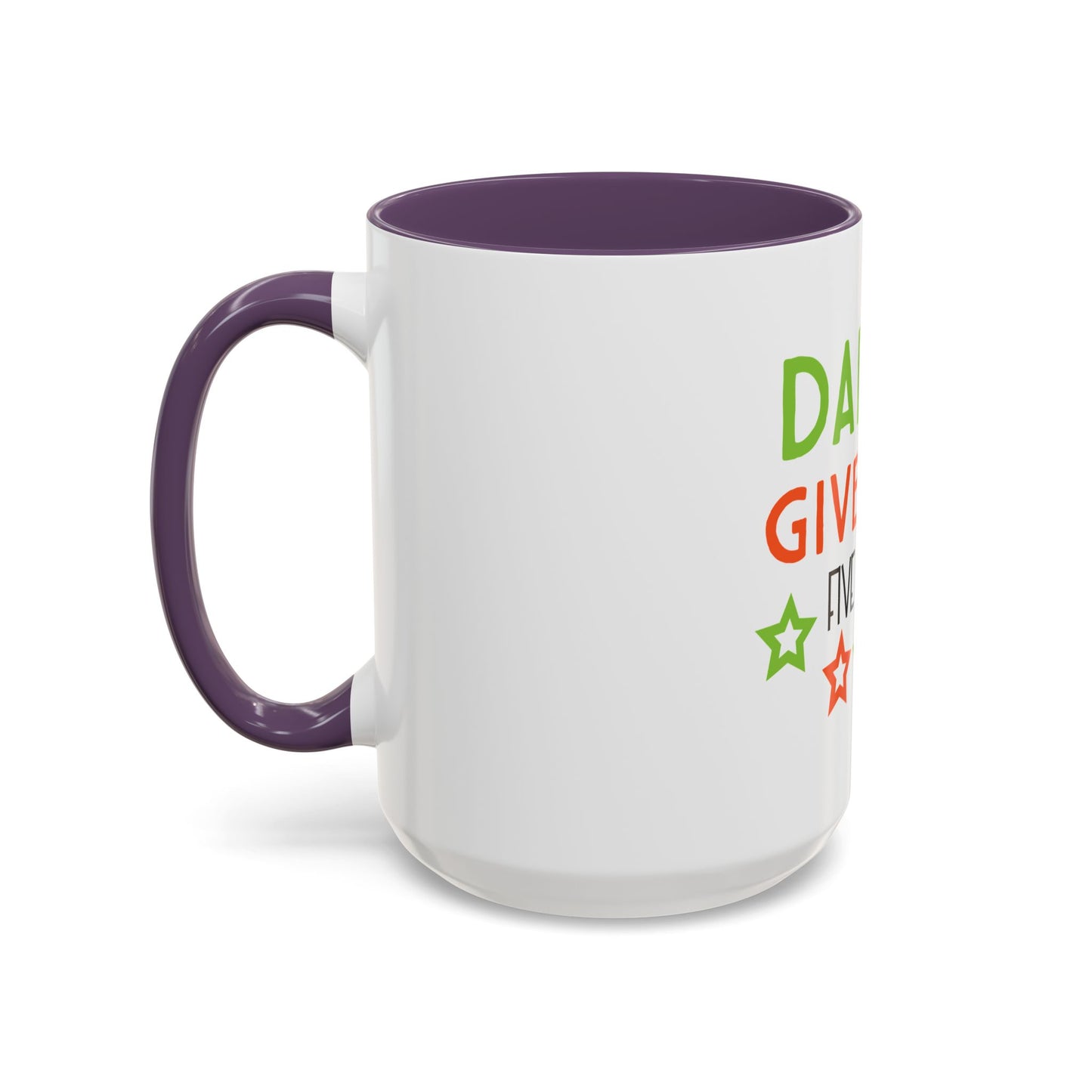 Coffee Cup | Dad I Will Give You Five Stars Mug | Funny Dad Gift | Father’s Day Mug | Cute Gift for Dad from Kids | Dad Coffee Mug