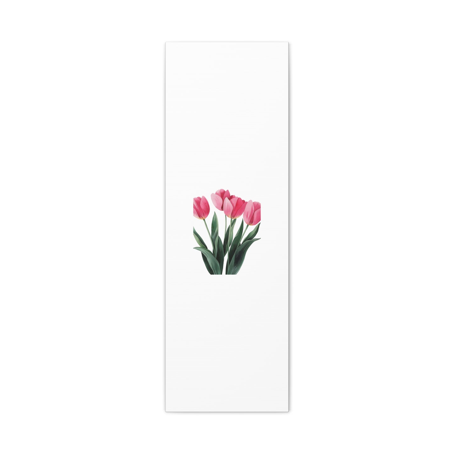 Pink Tulip Bouquet Wall Art Print | Elegant Floral Botanical Decor