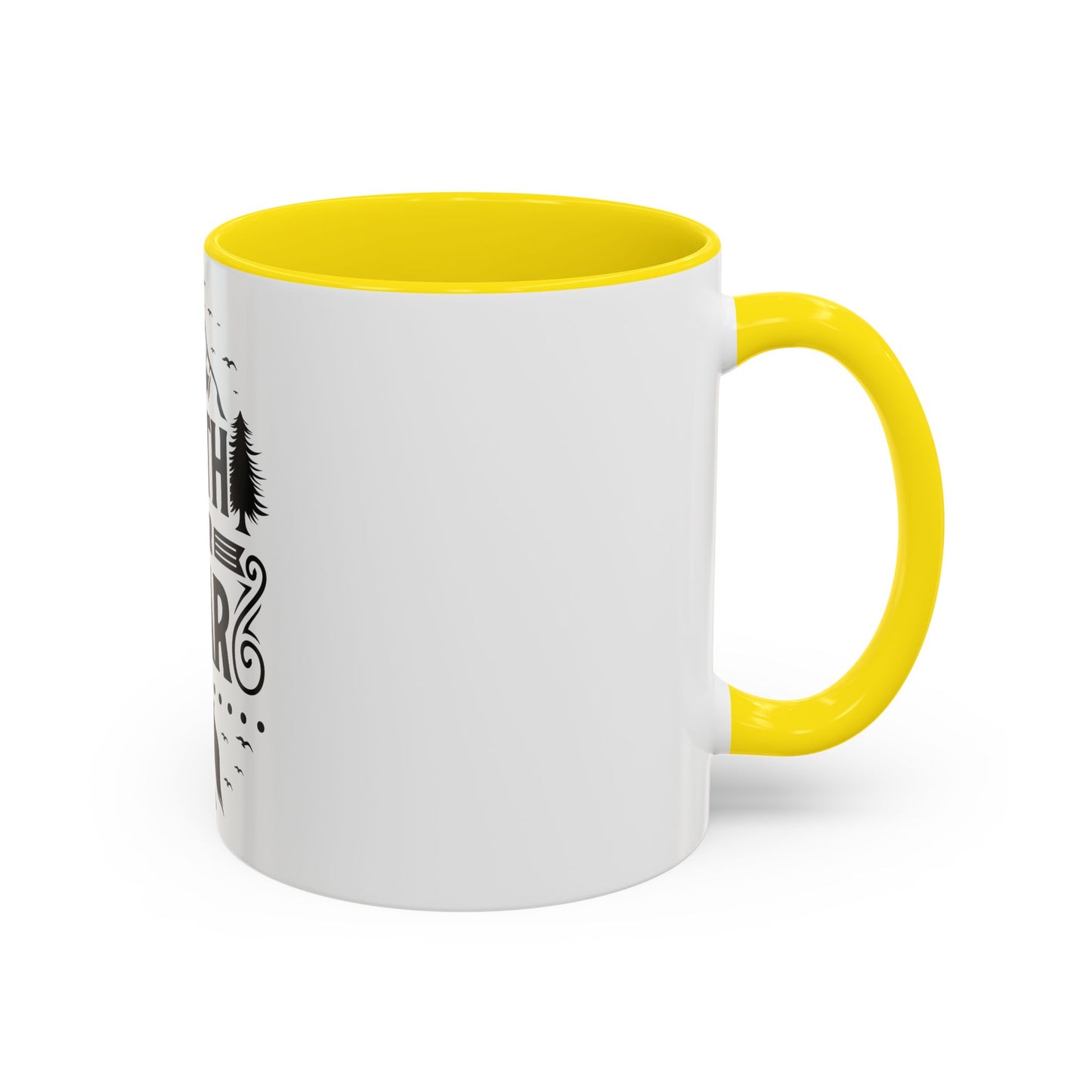 Faith Over Fear Mug | Inspirational Coffee Cup | Motivational Gift | Christian Mug | Positive Quote Drinkware | Accent Coffee Mug  | 11oz | 15oz