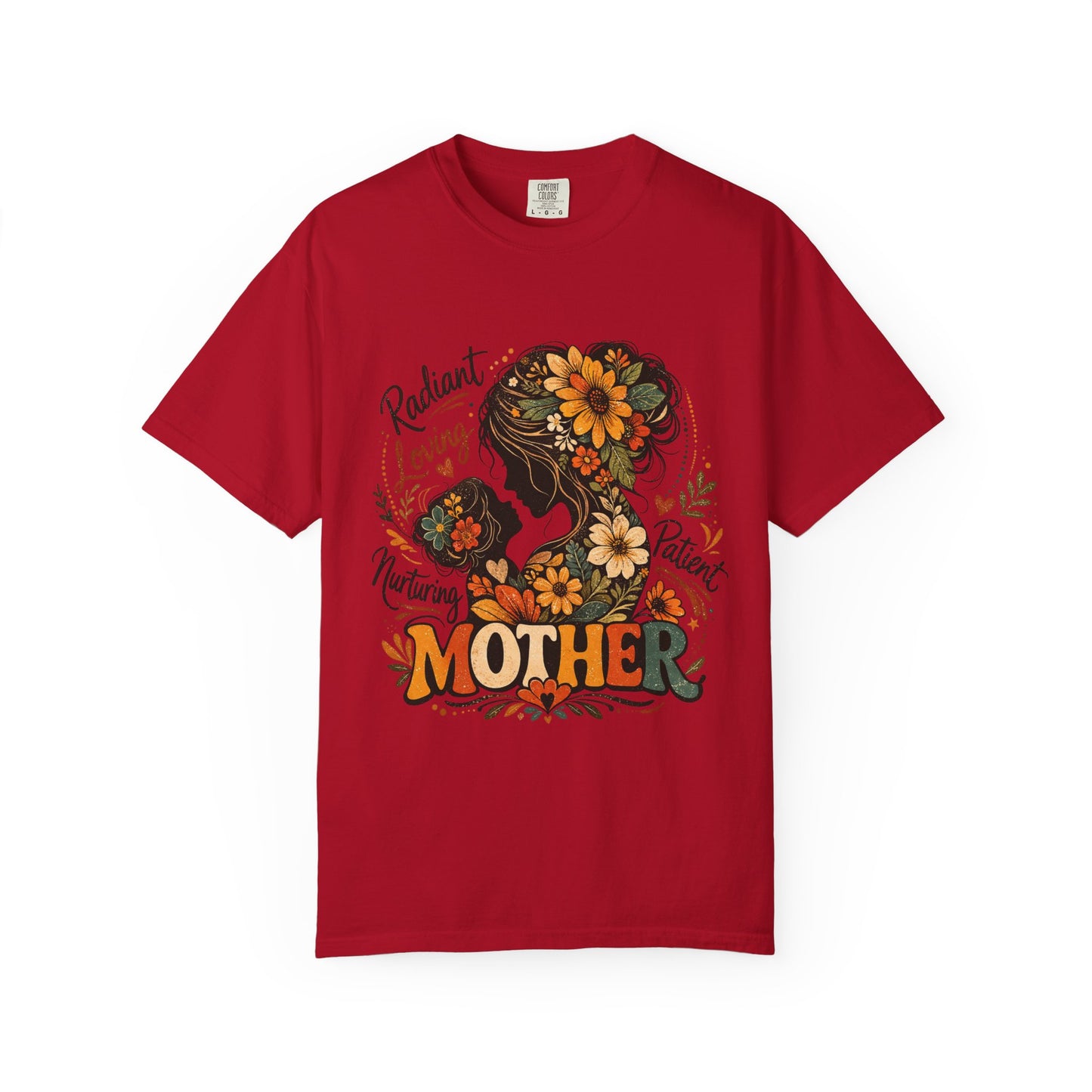 Radiant Loving Mother Graphic T-Shirt | Floral Mom Appreciation Tee