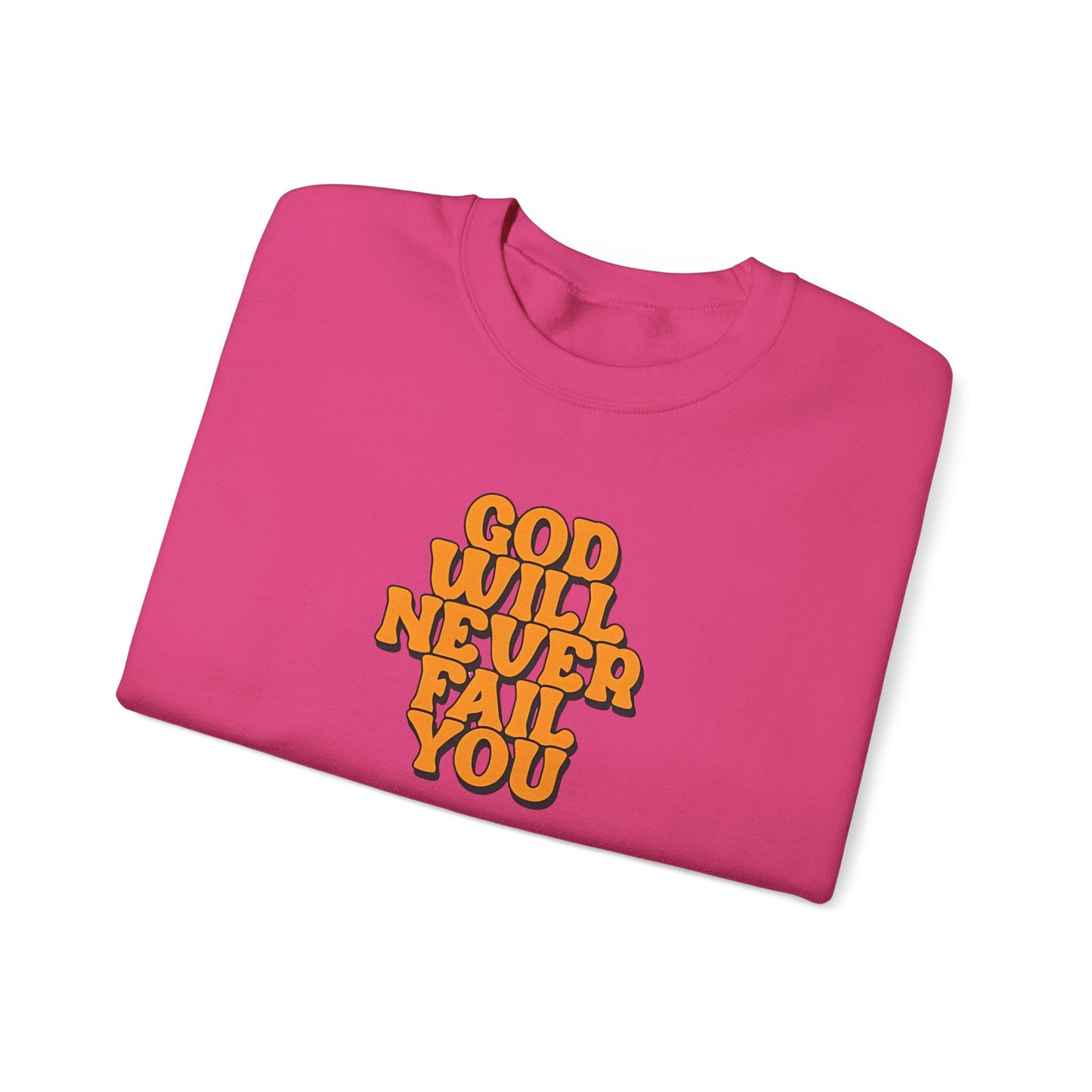 Pink sweatshirt with yellow text. | GrindGlow Apparel