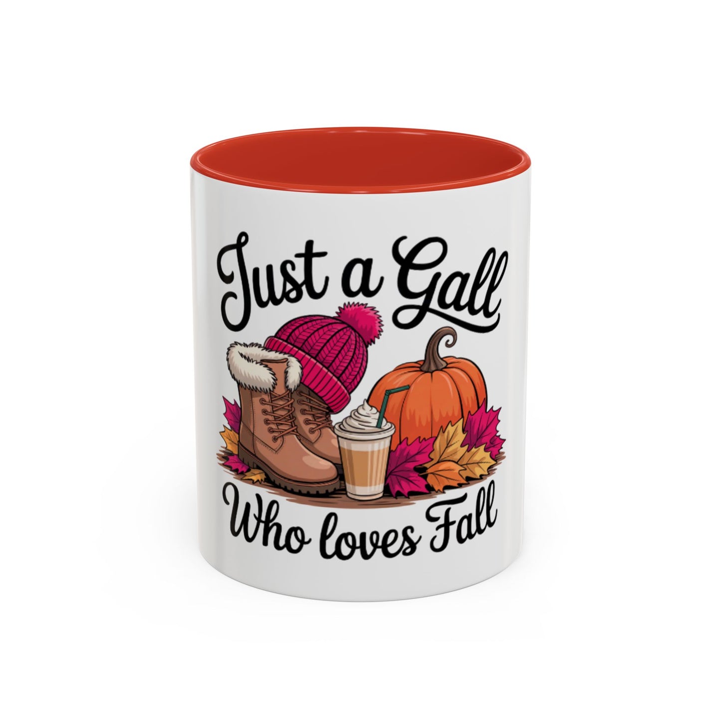 Cute Autumn Coffee Mug | Fall Aesthetic Ceramic Cup | Pumpkin Spice Lover Gift | Accent Coffee Mug  | 11oz