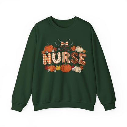 Nurse | Halloween Sweatshirt | Ghost Sweatshirt | Fall Sweatshirt | Pumpkin Sweatshirt | Cozy Sweatshirt | Halloween Top | Halloween Party