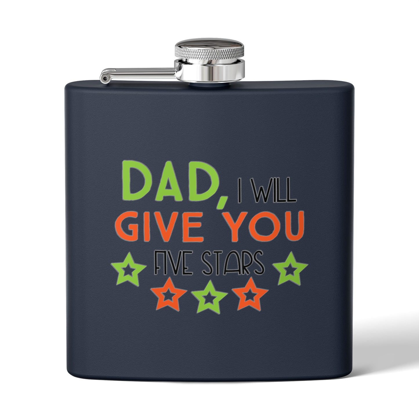 Funny Gift for Dad | Father’s Day Hip Flask | Dad Gift for Husband | Grandpa | New Dad Flask  I Stainless Steel 6oz | Gift Flask