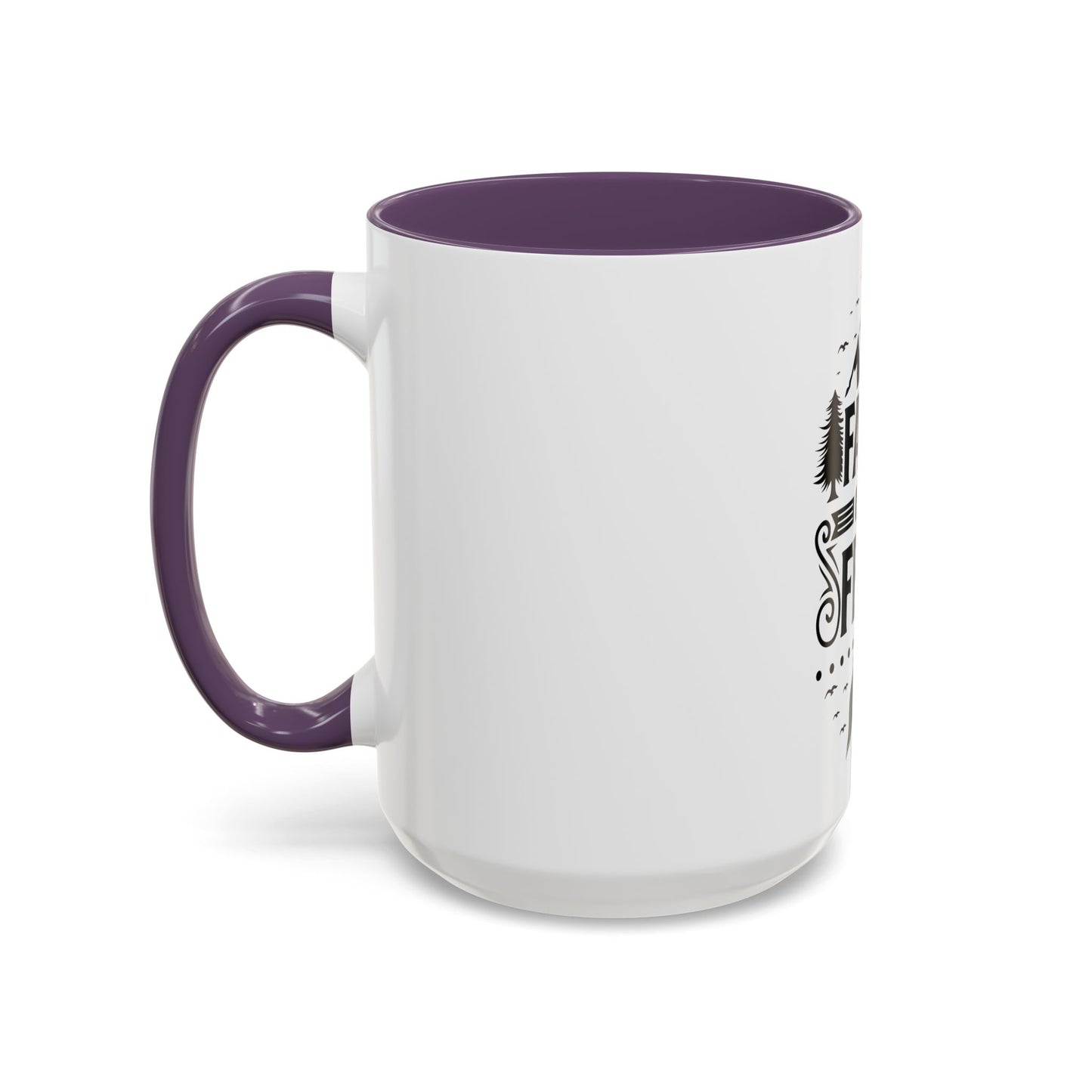 Faith Over Fear Mug | Inspirational Coffee Cup | Motivational Gift | Christian Mug | Positive Quote Drinkware | Accent Coffee Mug  | 11oz | 15oz
