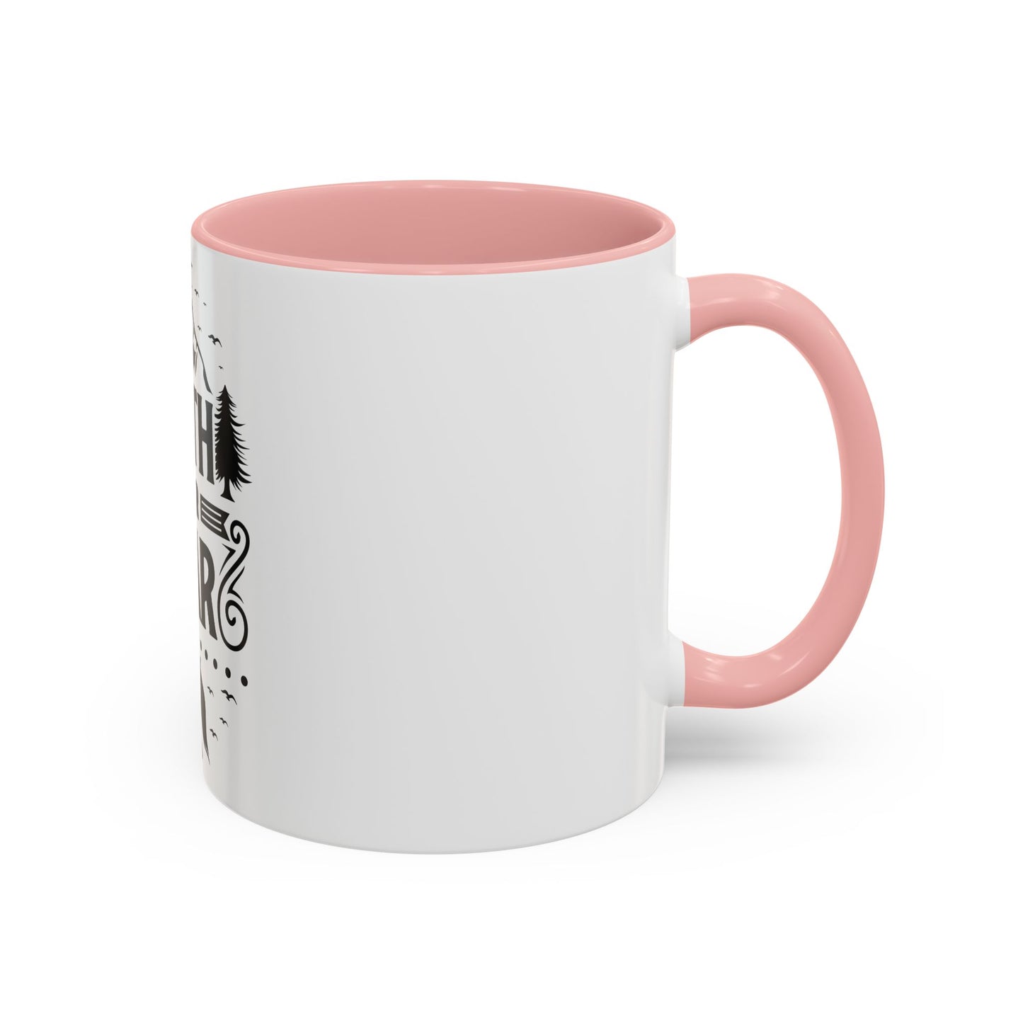Faith Over Fear Mug | Inspirational Coffee Cup | Motivational Gift | Christian Mug | Positive Quote Drinkware | Accent Coffee Mug  | 11oz | 15oz