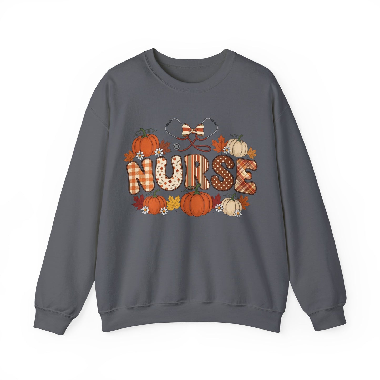 Nurse | Halloween Sweatshirt | Ghost Sweatshirt | Fall Sweatshirt | Pumpkin Sweatshirt | Cozy Sweatshirt | Halloween Top | Halloween Party