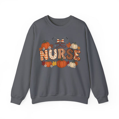 Nurse | Halloween Sweatshirt | Ghost Sweatshirt | Fall Sweatshirt | Pumpkin Sweatshirt | Cozy Sweatshirt | Halloween Top | Halloween Party