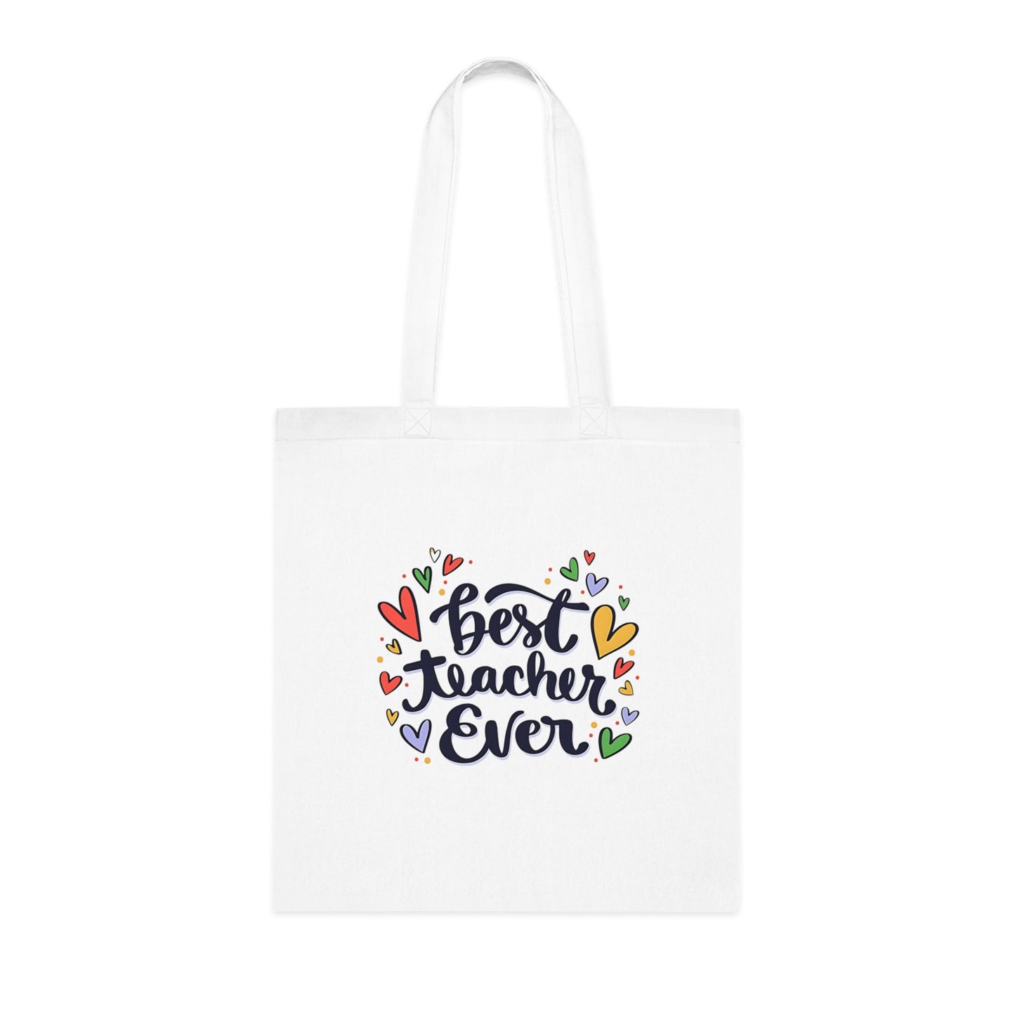 Cute Teacher Gift | Canvas Tote for School | Work | Everyday Use | Cotton Tote