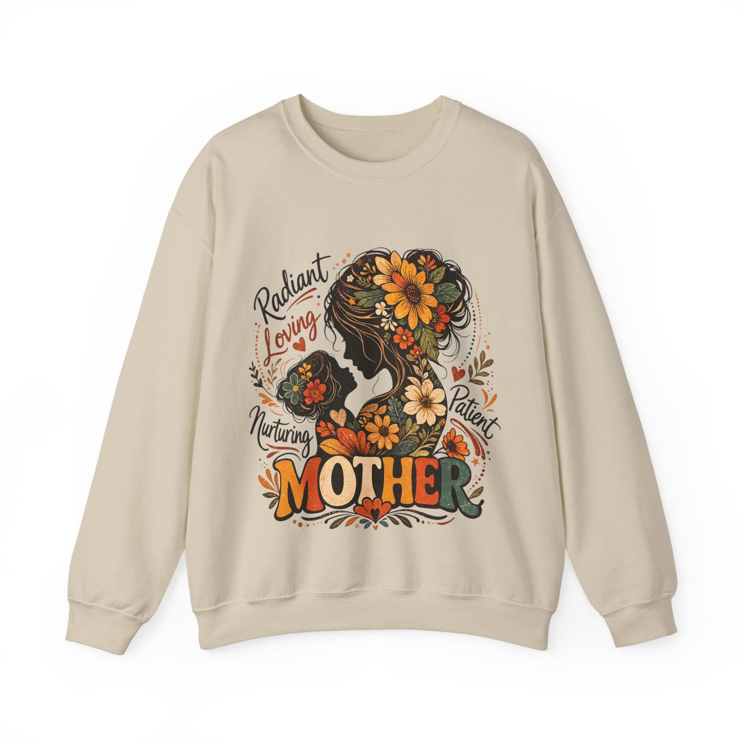 Mother Floral Sweatshirt | Cozy Mom Crewneck | Vintage Motherhood Sweatshirt