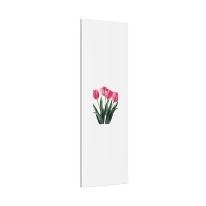 Pink Tulip Bouquet Wall Art Print | Elegant Floral Botanical Decor
