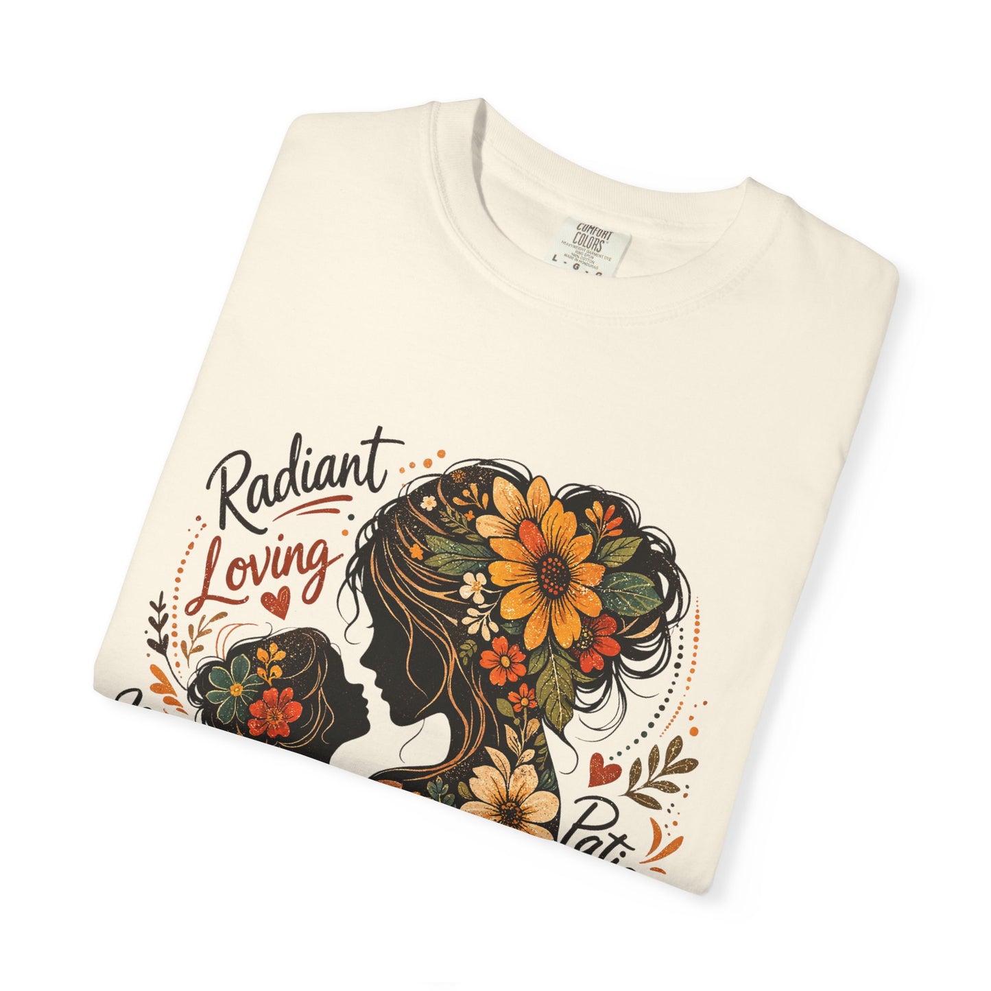 Radiant Loving Mother Graphic T-Shirt | Floral Mom Appreciation Tee