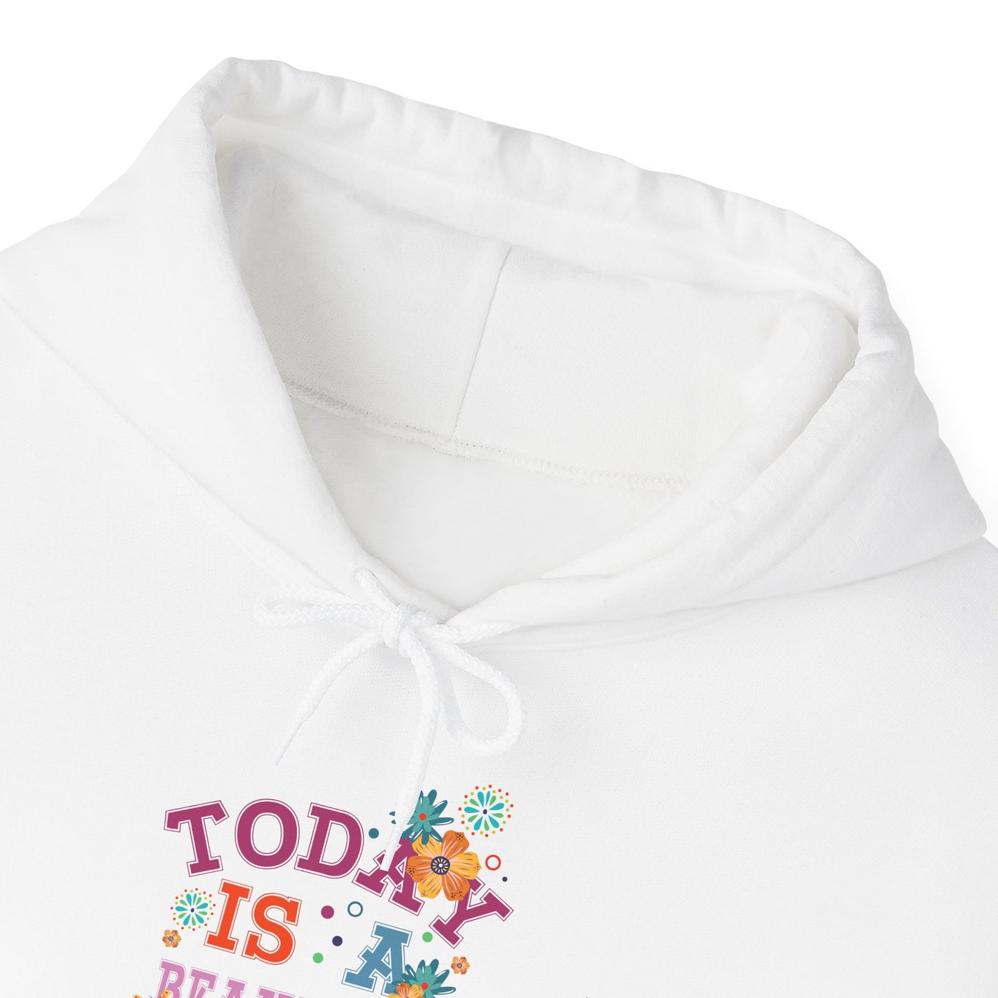 Today Is A Beautiful Day Hoodie |  Inspirational Hoodie | Positive Vibes Sweatshirt | Women’s Cozy Pullover | Unisex Heavy Blend | Hooded Sweatshirt
