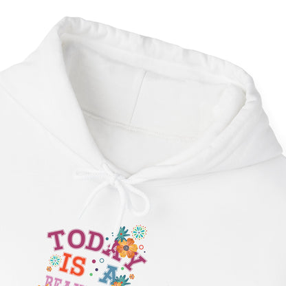 Today Is A Beautiful Day Hoodie |  Inspirational Hoodie | Positive Vibes Sweatshirt | Women’s Cozy Pullover | Unisex Heavy Blend | Hooded Sweatshirt