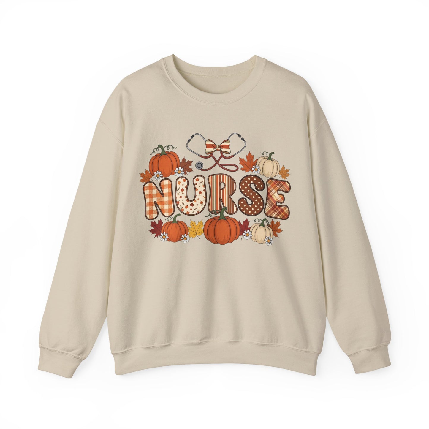 Nurse | Halloween Sweatshirt | Ghost Sweatshirt | Fall Sweatshirt | Pumpkin Sweatshirt | Cozy Sweatshirt | Halloween Top | Halloween Party