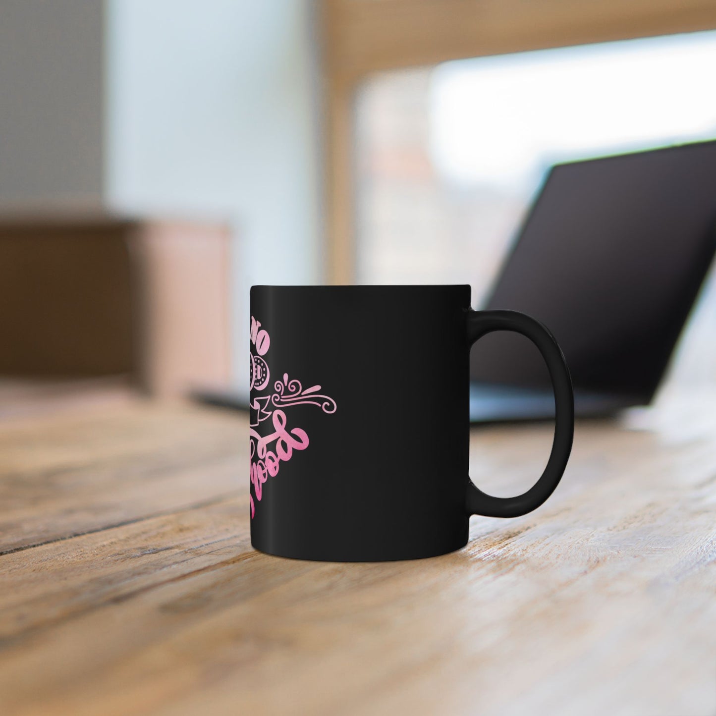 Ain’t No Hood Like Motherhood Mug | Stylish Mom Coffee Cup | Trendy Black Mug  | Gift for Moms | Black Mug  | 11oz | 15oz | Mother's Day