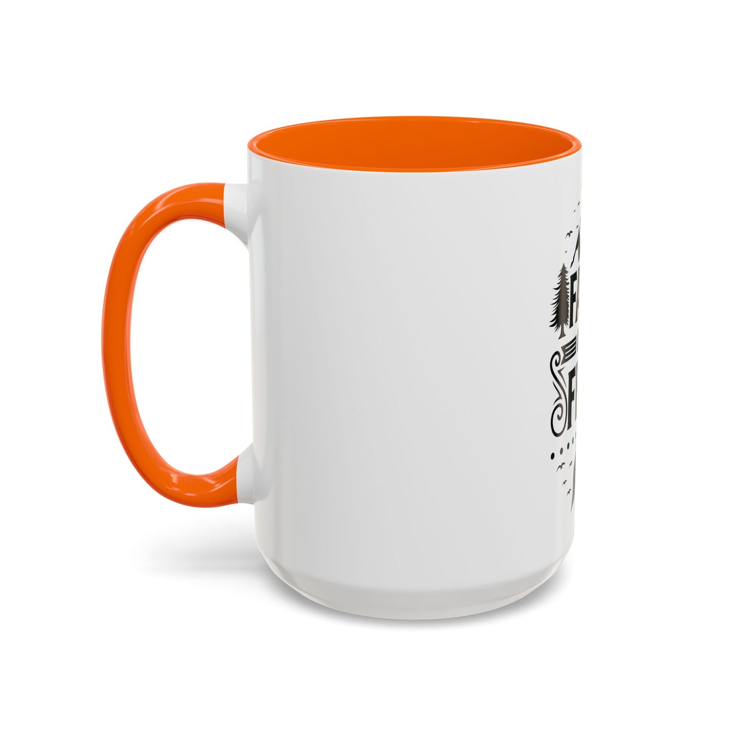 Faith Over Fear Mug | Inspirational Coffee Cup | Motivational Gift | Christian Mug | Positive Quote Drinkware | Accent Coffee Mug  | 11oz | 15oz