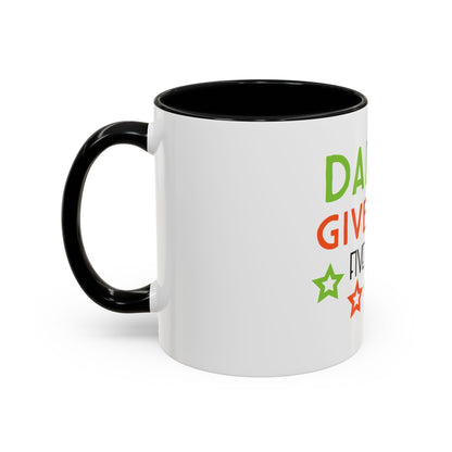 Coffee Cup | Dad I Will Give You Five Stars Mug | Funny Dad Gift | Father’s Day Mug | Cute Gift for Dad from Kids | Dad Coffee Mug