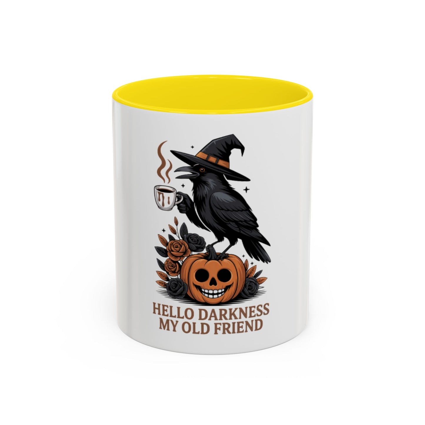 Gothic Raven Halloween Coffee Mug | Spooky Crow Ceramic Cup | Coffee Mug  | 11oz