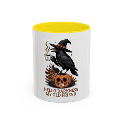 Gothic Raven Halloween Coffee Mug | Spooky Crow Ceramic Cup | Coffee Mug  | 11oz