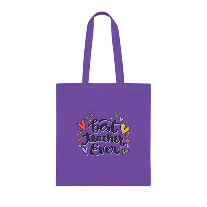 Cute Teacher Gift | Canvas Tote for School | Work | Everyday Use | Cotton Tote