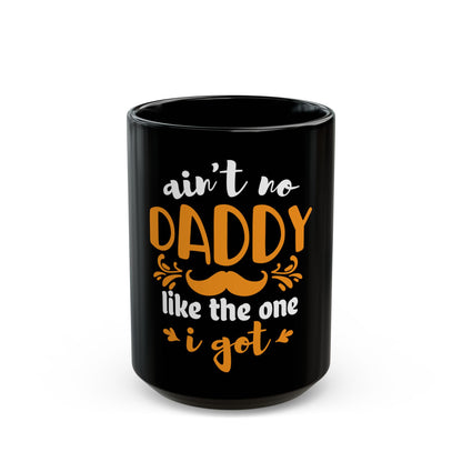 Daddy Coffee Mug |  Black Ceramic Gift for Dad | 11oz | 15oz