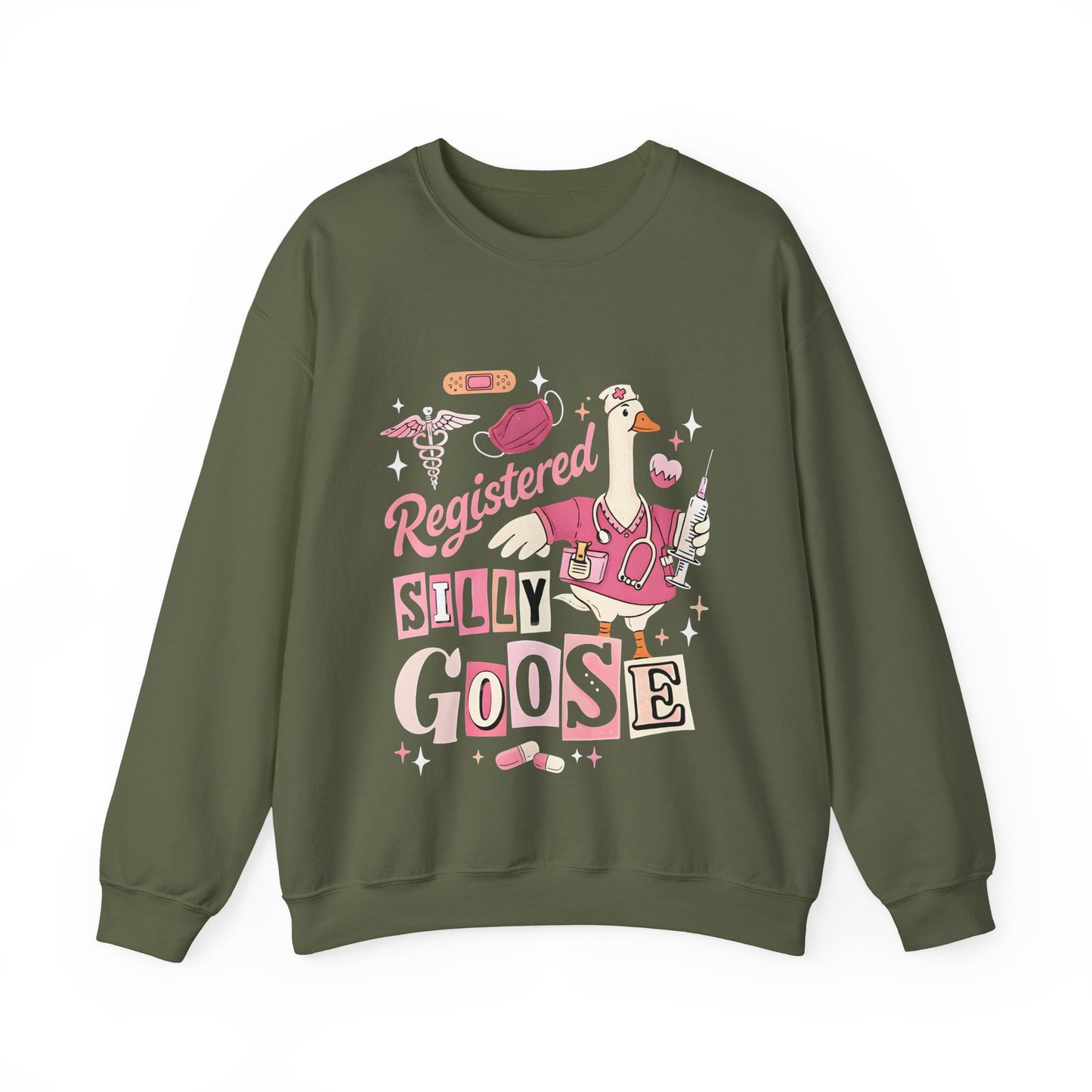 Funny Nurse Crewneck | Cute Nursing Sweatshirt | Healthcare Worker Gift | Unisex Sweatshirt