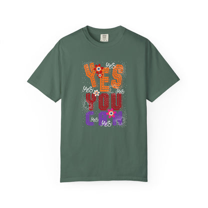 Motivational Graphic Tee Inspirational Positive Shirt | Unisex Garment-Dyed T-shirt