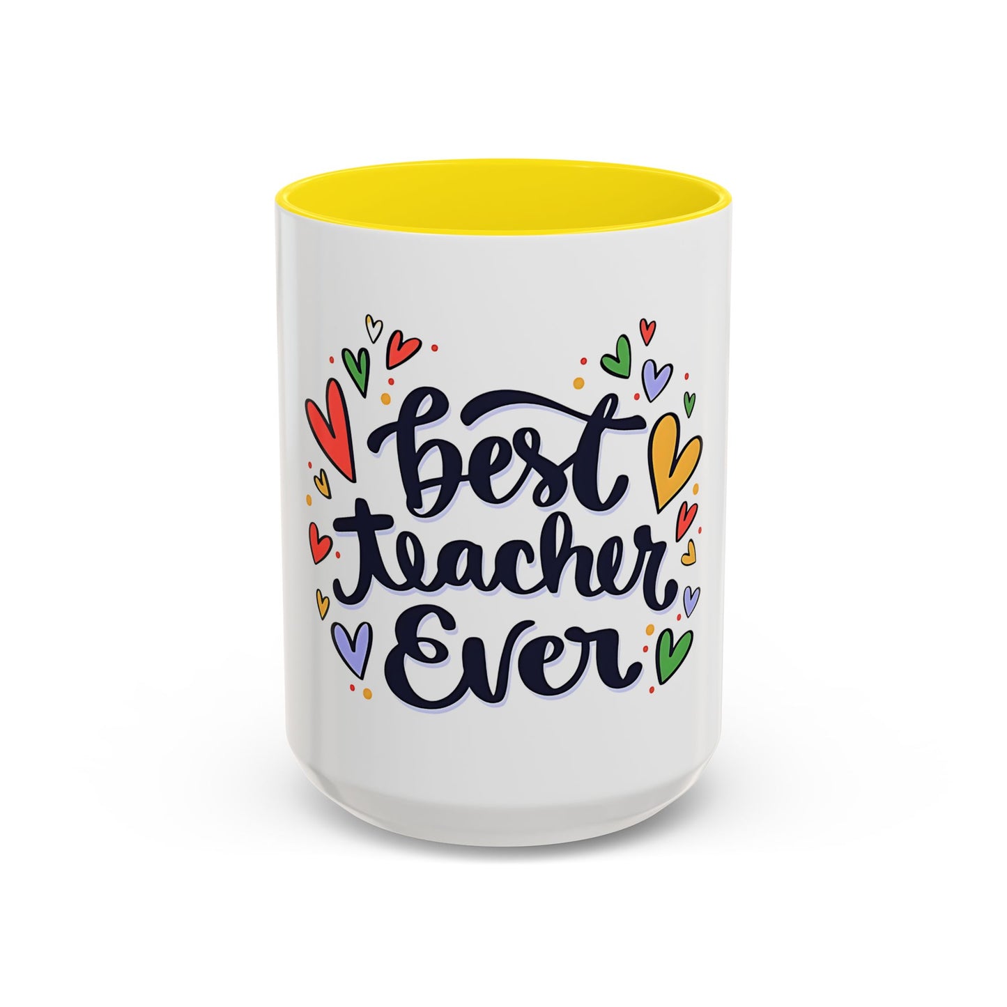 Teacher Appreciation Coffee Mug | Cute Gift for Teachers | Classroom Ceramic Cup | Accent Coffee Mug | 11oz | 15oz