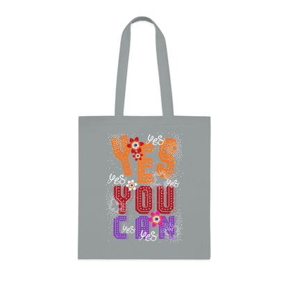 Motivational Canvas Tote Bag for Women, Work, School & Everyday Use | Cotton Tote
