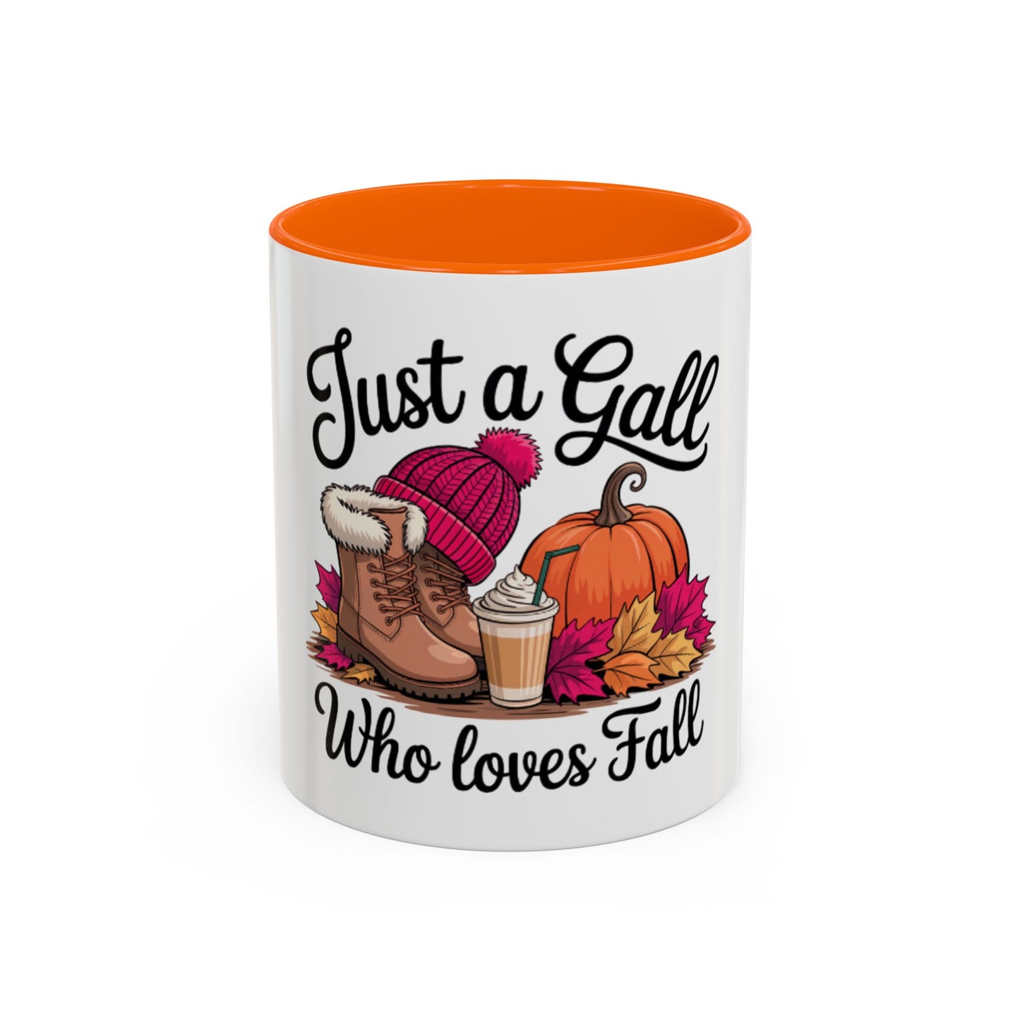 Cute Autumn Coffee Mug | Fall Aesthetic Ceramic Cup | Pumpkin Spice Lover Gift | Accent Coffee Mug  | 11oz