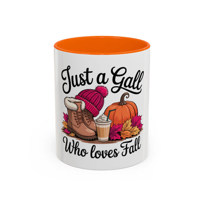 Cute Autumn Coffee Mug | Fall Aesthetic Ceramic Cup | Pumpkin Spice Lover Gift | Accent Coffee Mug  | 11oz