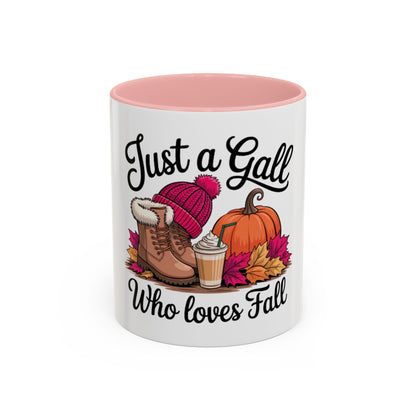 Cute Autumn Coffee Mug | Fall Aesthetic Ceramic Cup | Pumpkin Spice Lover Gift | Accent Coffee Mug  | 11oz