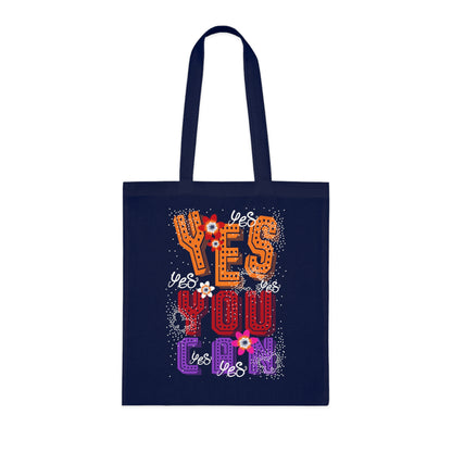 Motivational Canvas Tote Bag for Women, Work, School & Everyday Use | Cotton Tote