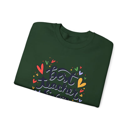 Unisex Best Teacher Ever Sweatshirt | Teacher Gift Crewneck | Appreciation Gift for Teachers | Cute Back to School Sweatshirt