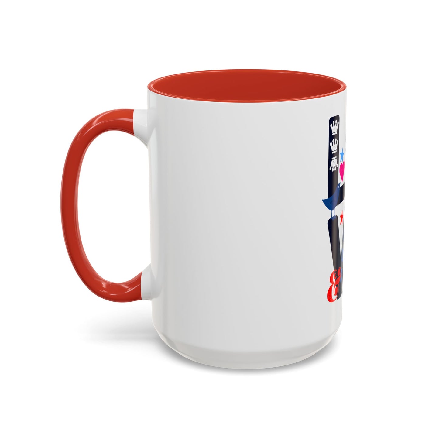 LOVE Floral Mug | Cute Aesthetic Coffee Cup with Heart | Rose Design | Gift for Her, Girlfriend, Wife | Stylish Ceramic Mug Accent Coffee Mug (11oz, 15oz)