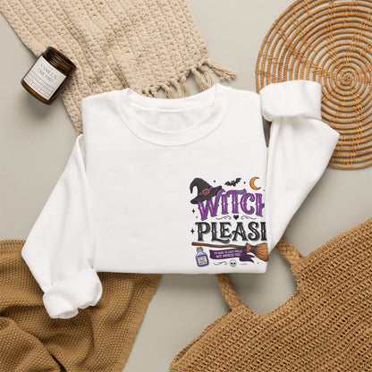 Witch Halloween | Ghost Sweatshirt | Autumn Sweatshirt | Fall Sweatshirt | Trendy Sweatshirt | Unisex Sweatshirt | Oversized Sweatshirt