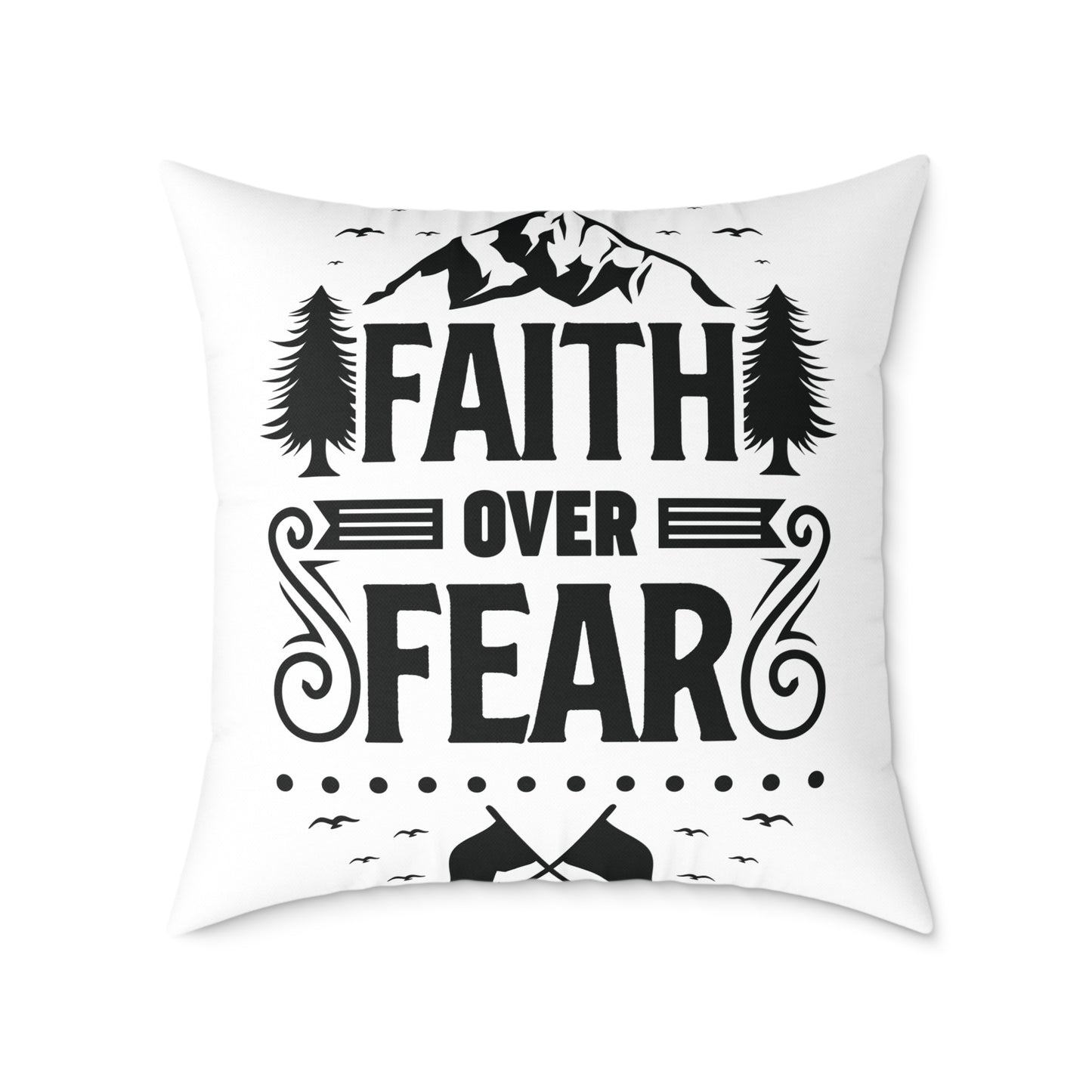 Square Poly Canvas Pillow