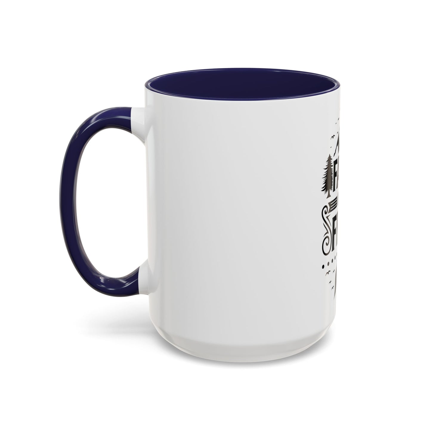 Faith Over Fear Mug | Inspirational Coffee Cup | Motivational Gift | Christian Mug | Positive Quote Drinkware | Accent Coffee Mug  | 11oz | 15oz