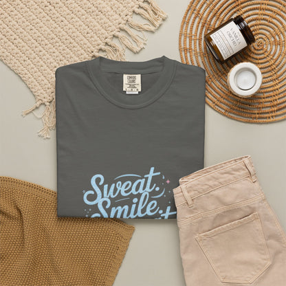 Motivational Mom Fitness Tee | Garment-Dyed T-shirt