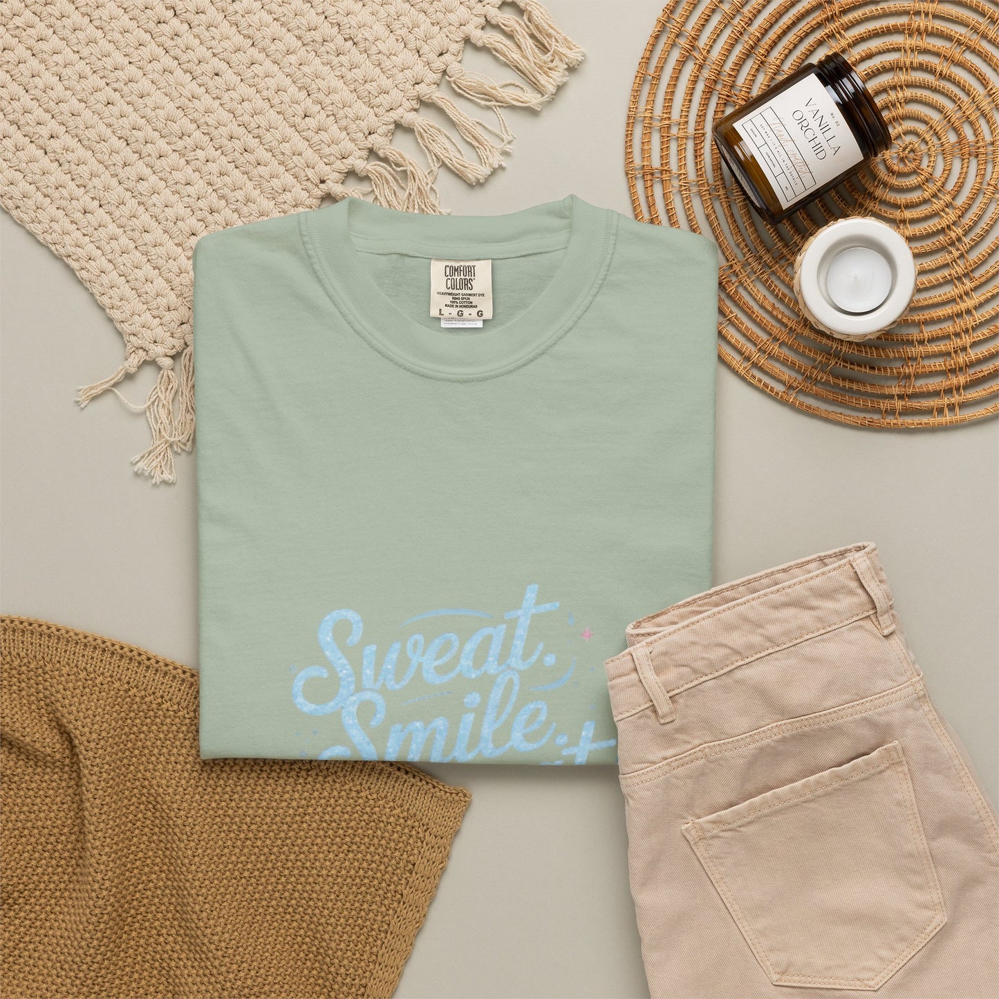Motivational Mom Fitness Tee | Garment-Dyed T-shirt