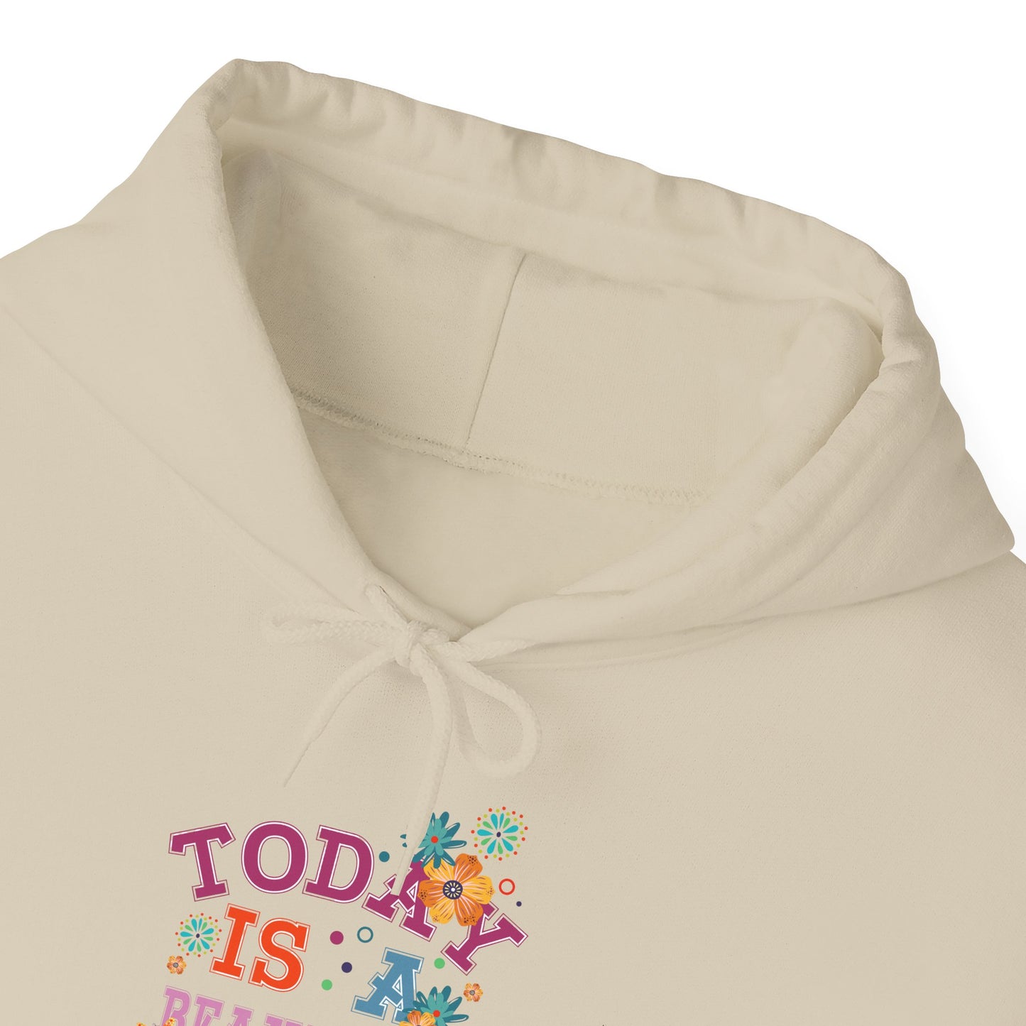 Today Is A Beautiful Day Hoodie |  Inspirational Hoodie | Positive Vibes Sweatshirt | Women’s Cozy Pullover | Unisex Heavy Blend | Hooded Sweatshirt