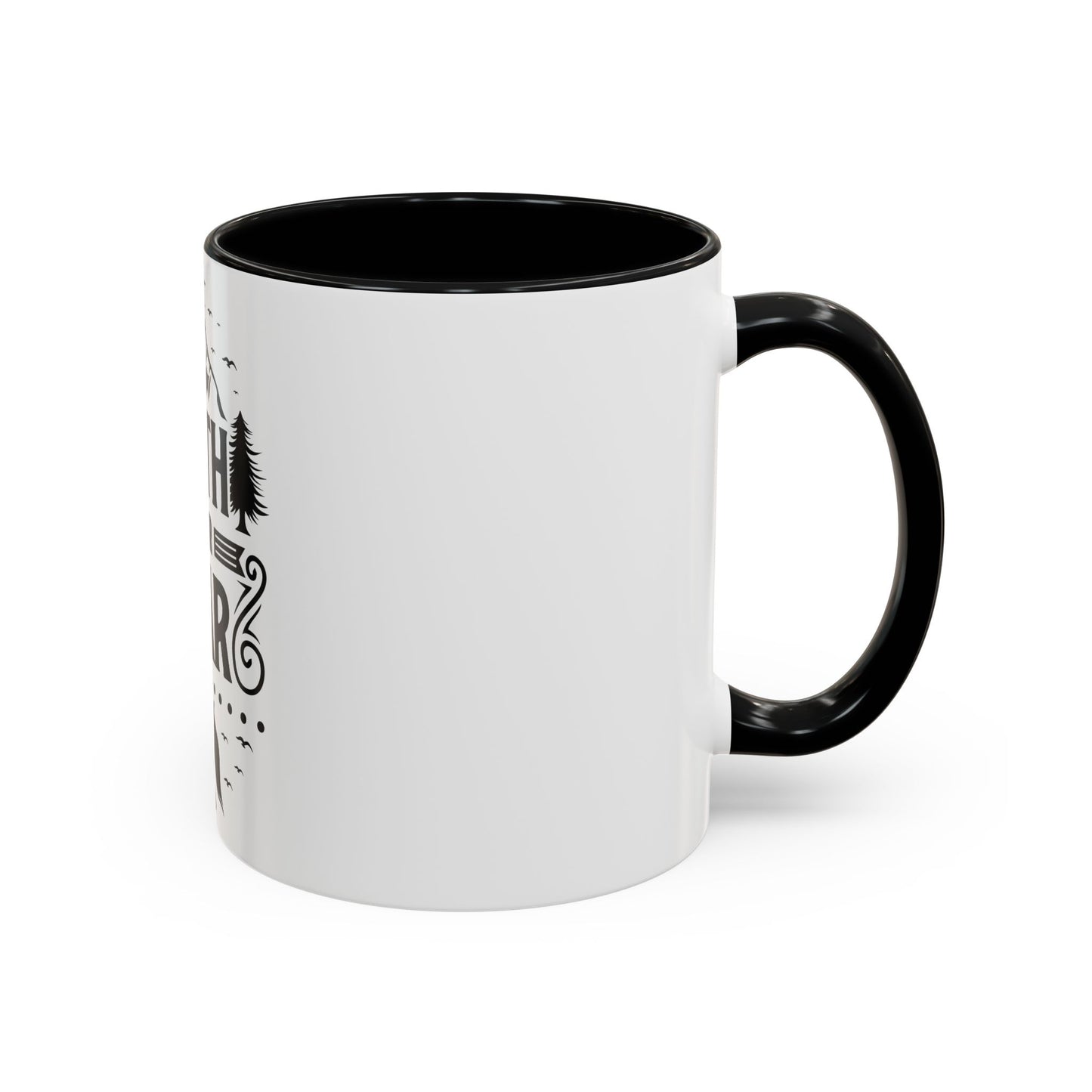 Faith Over Fear Mug | Inspirational Coffee Cup | Motivational Gift | Christian Mug | Positive Quote Drinkware | Accent Coffee Mug  | 11oz | 15oz