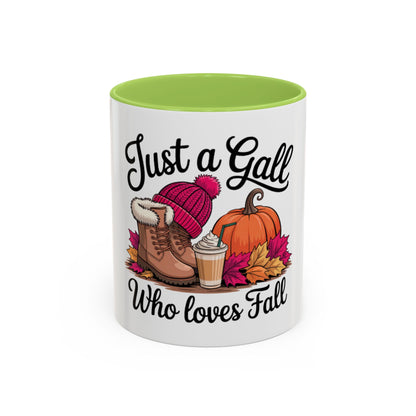 Cute Autumn Coffee Mug | Fall Aesthetic Ceramic Cup | Pumpkin Spice Lover Gift | Accent Coffee Mug  | 11oz