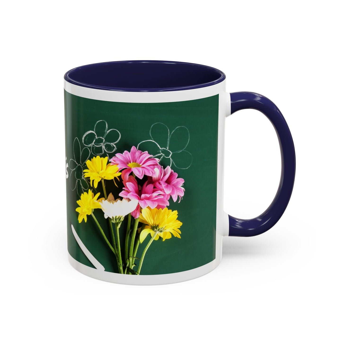 Best Teacher Ever Mug | Cute Appreciation Gift for Teachers | Thank You Gift Idea | Accent Coffee Mug | 11oz | 15oz