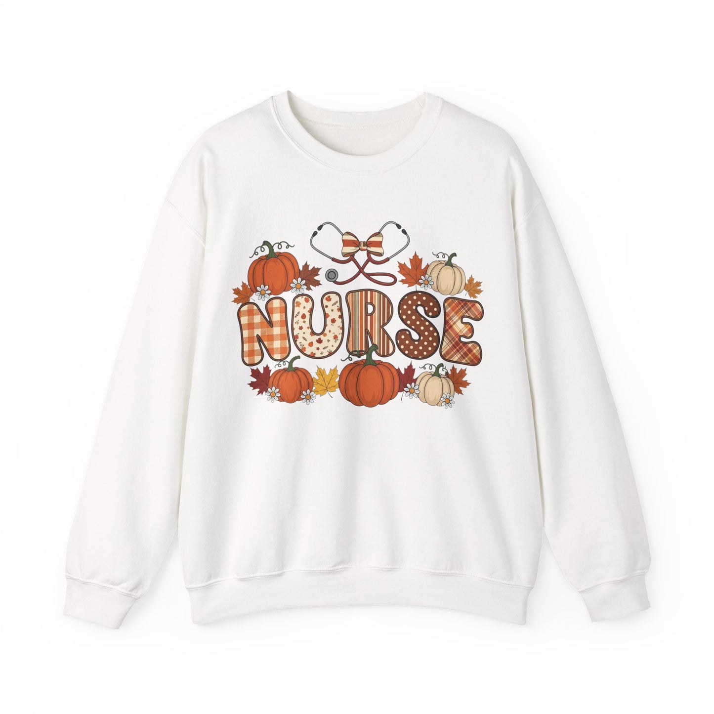 Nurse | Halloween Sweatshirt | Ghost Sweatshirt | Fall Sweatshirt | Pumpkin Sweatshirt | Cozy Sweatshirt | Halloween Top | Halloween Party