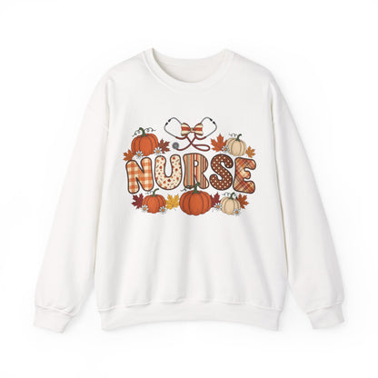 Nurse | Halloween Sweatshirt | Ghost Sweatshirt | Fall Sweatshirt | Pumpkin Sweatshirt | Cozy Sweatshirt | Halloween Top | Halloween Party